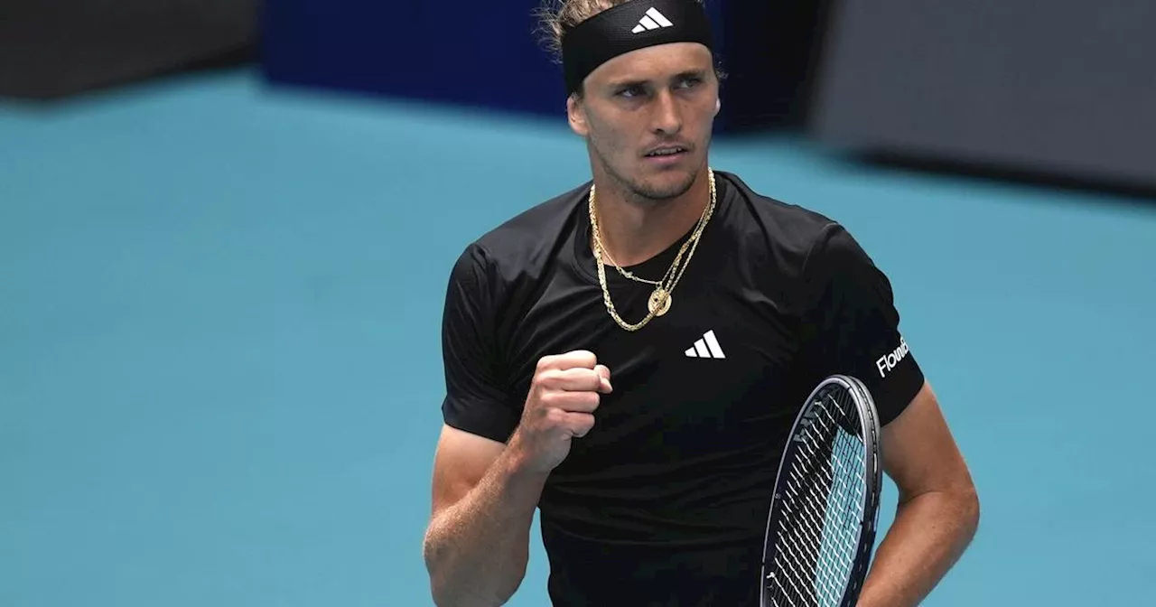 Tennis: Alexander Zverev beim Masters in Miami im Achtelfinale​