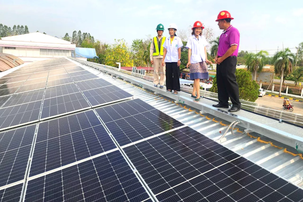 การไฟฟ้าส่วนภูมิภาคติดตั้ง Solar Rooftop ให้ รพ.ทับคล้อช่วยประหยัดค่าไฟ5หมื่นบาท/เดือน