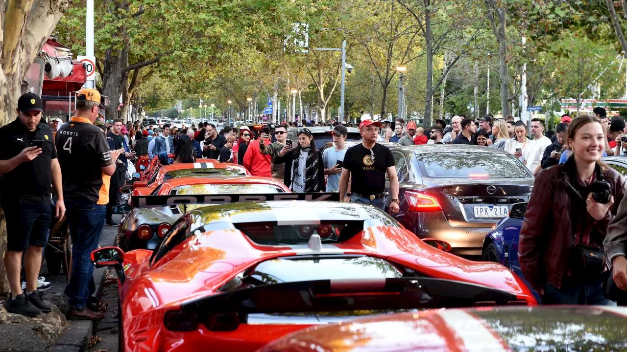 Ferrari fans flock to Melbourne’s ‘Little Italy’ to celebrate F1 victory