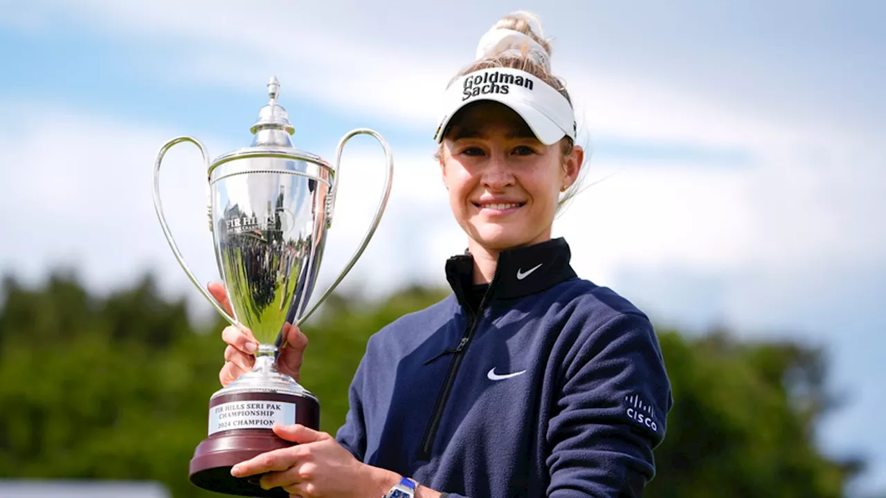 LPGA Tour: Nelly Korda wins Fir Hills Seri Pak Championship in dramatic playoff against Ryann O'Toole