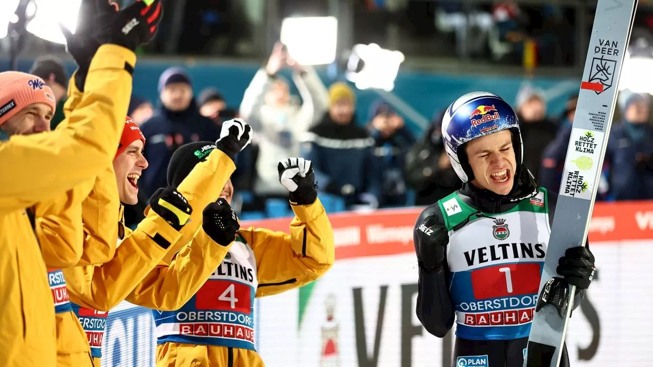 Skispringen: DSV-Männer mit viel Licht und ein wenig Schatten