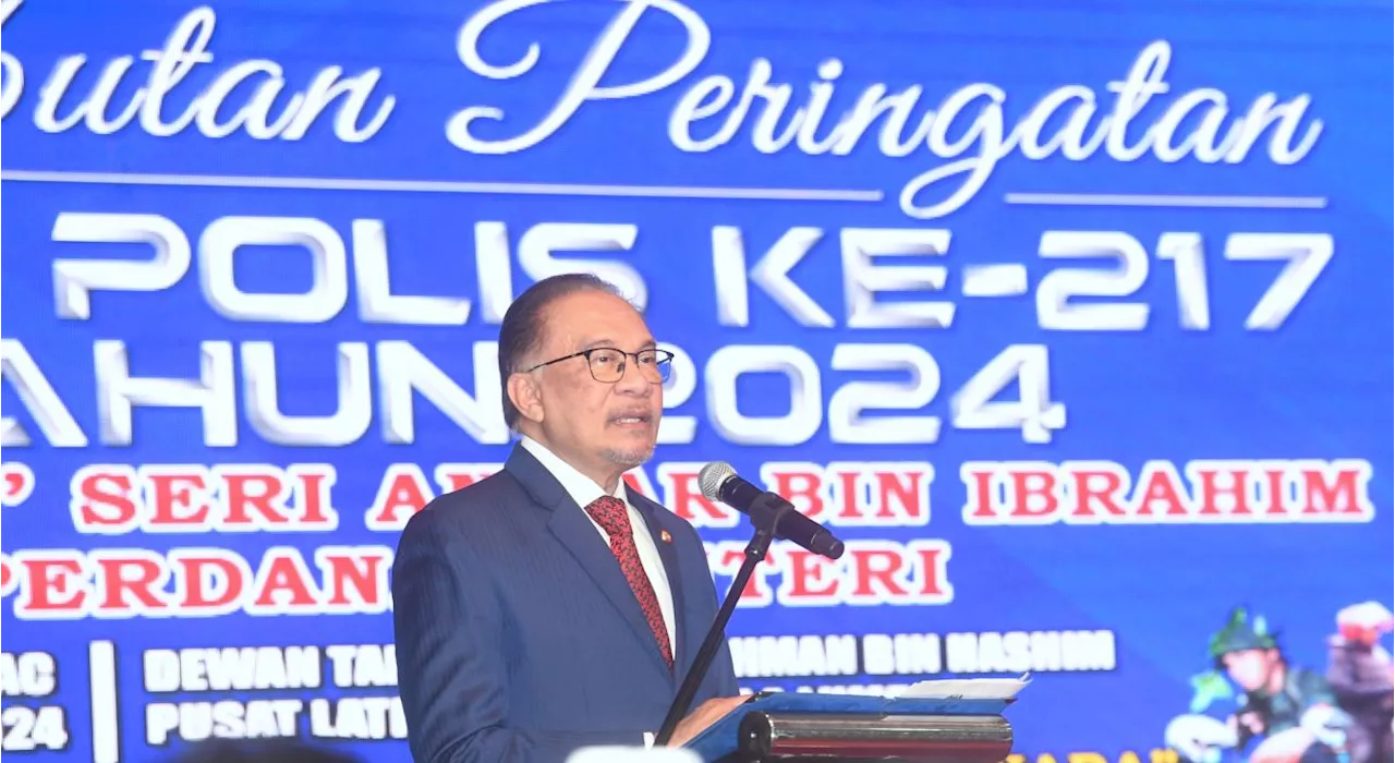 Do not let corruption entrench itself among the police, says Anwar
