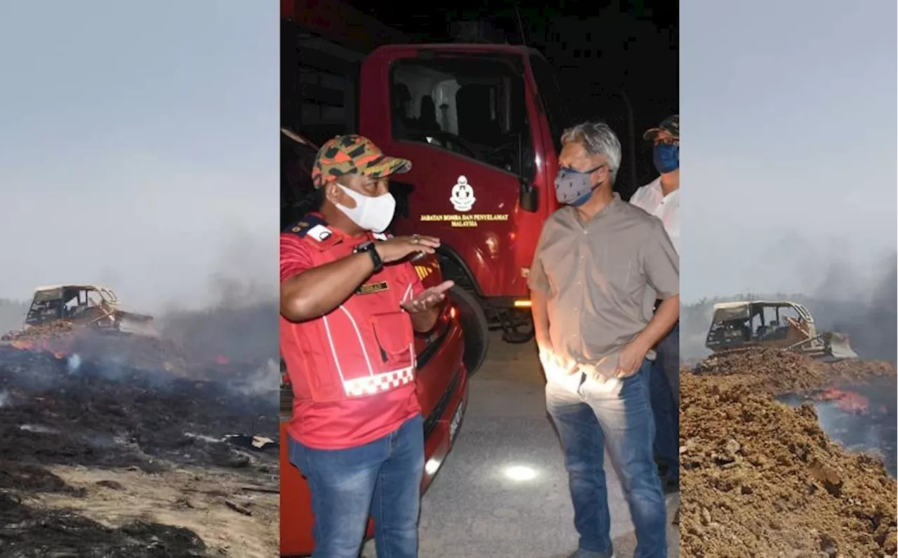 It will take a week to put out fire at Kota Kinabalu landfill, says City Hall