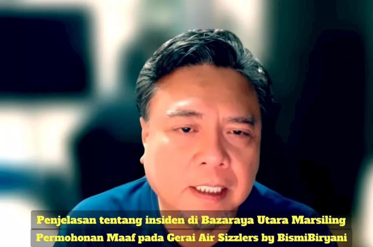 Singaporean actor-host Suhaimi Yusof sorry for causing ruckus at Ramadan bazaar drink stall