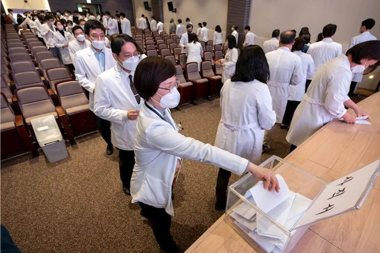 South Korea's medical professors join protests, reduce hours in practice