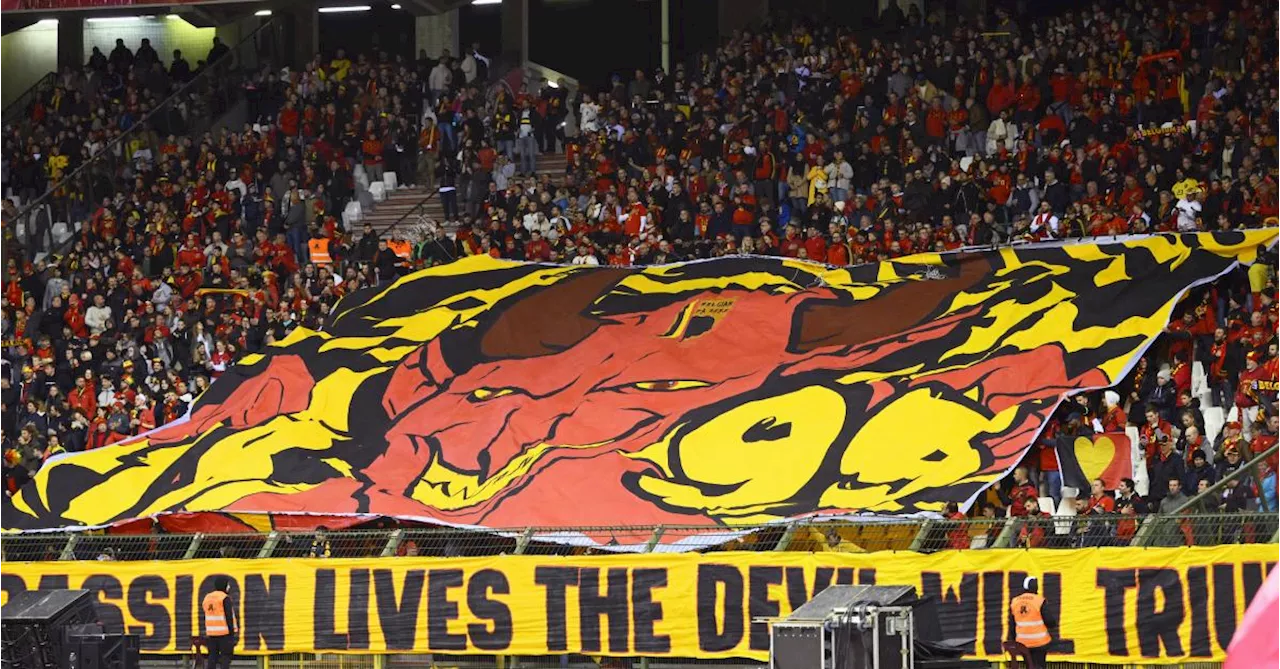 Près de 3.000 Belges à Wembley pour soutenir les Diables rouges en Angleterre