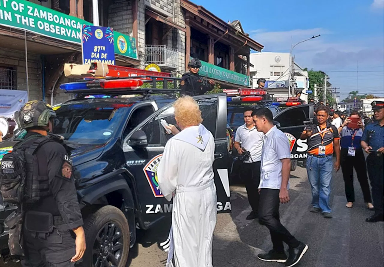 Zamboanga police receives a fleet of 7-unit vehicle