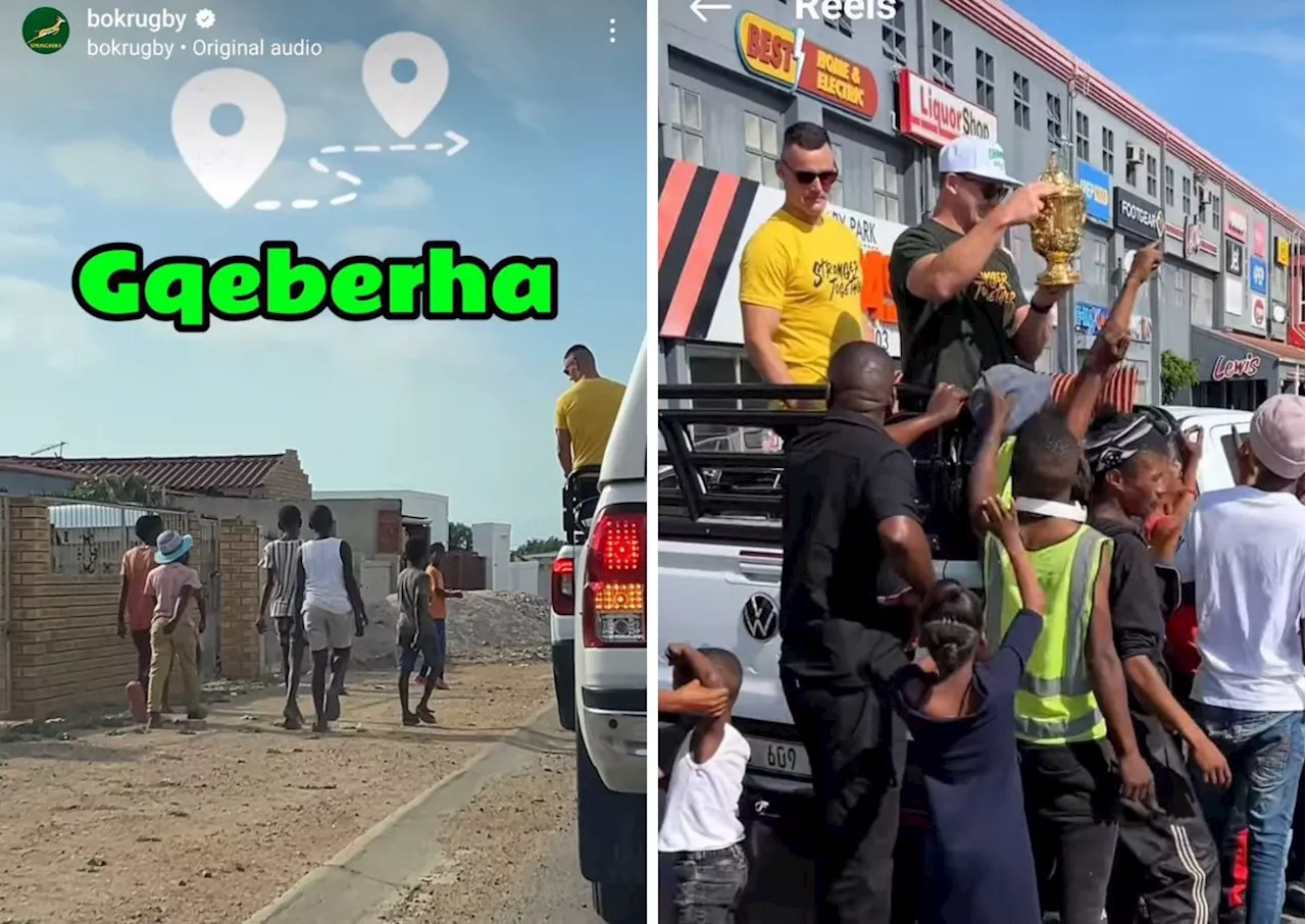 ‘Forgotten city’: Gqeberha fans livid at Springboks ‘underwhelming’ trophy tour [watch]