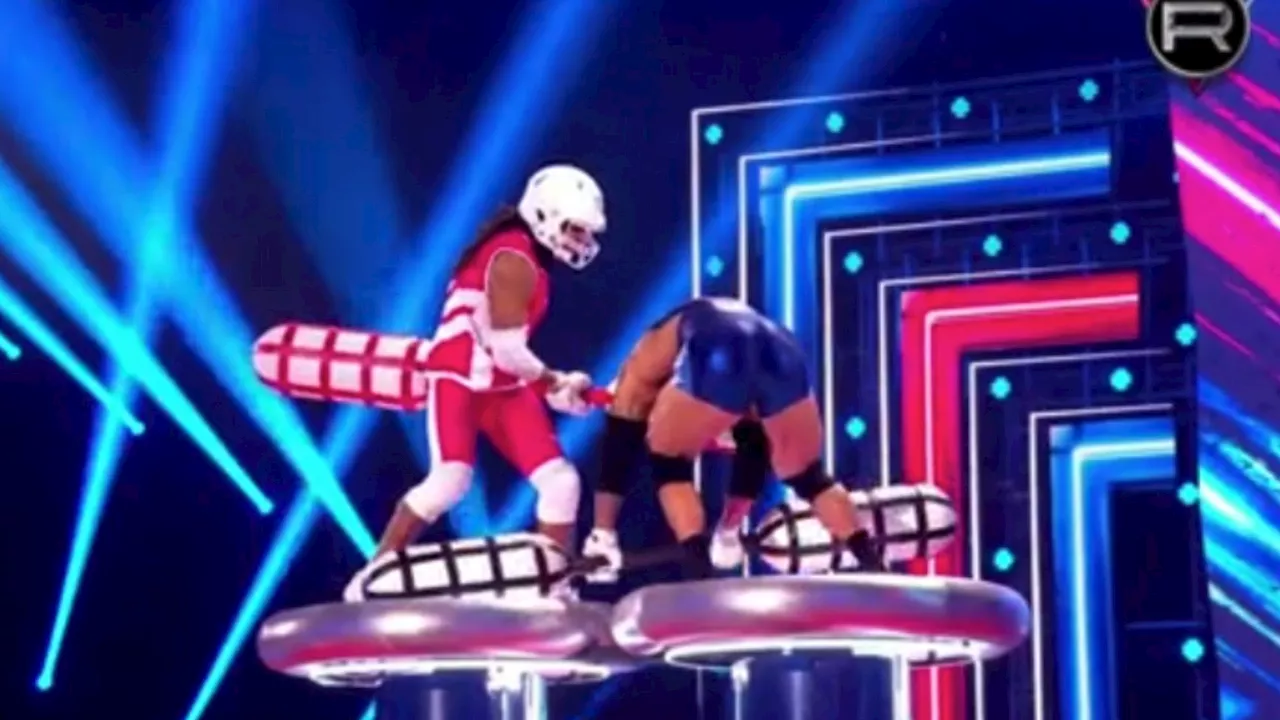 BBC’s Gladiators in cheating row after referee makes ‘wrong’ decision to save Giant...