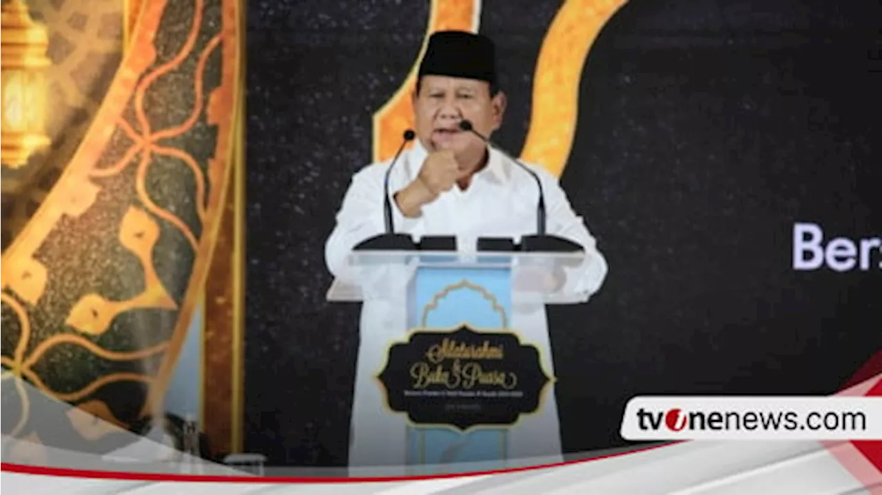 Seloroh Prabowo soal Punya Tokoh Rambut Putih di TKN, Sebut Nama Hatta Rajasa