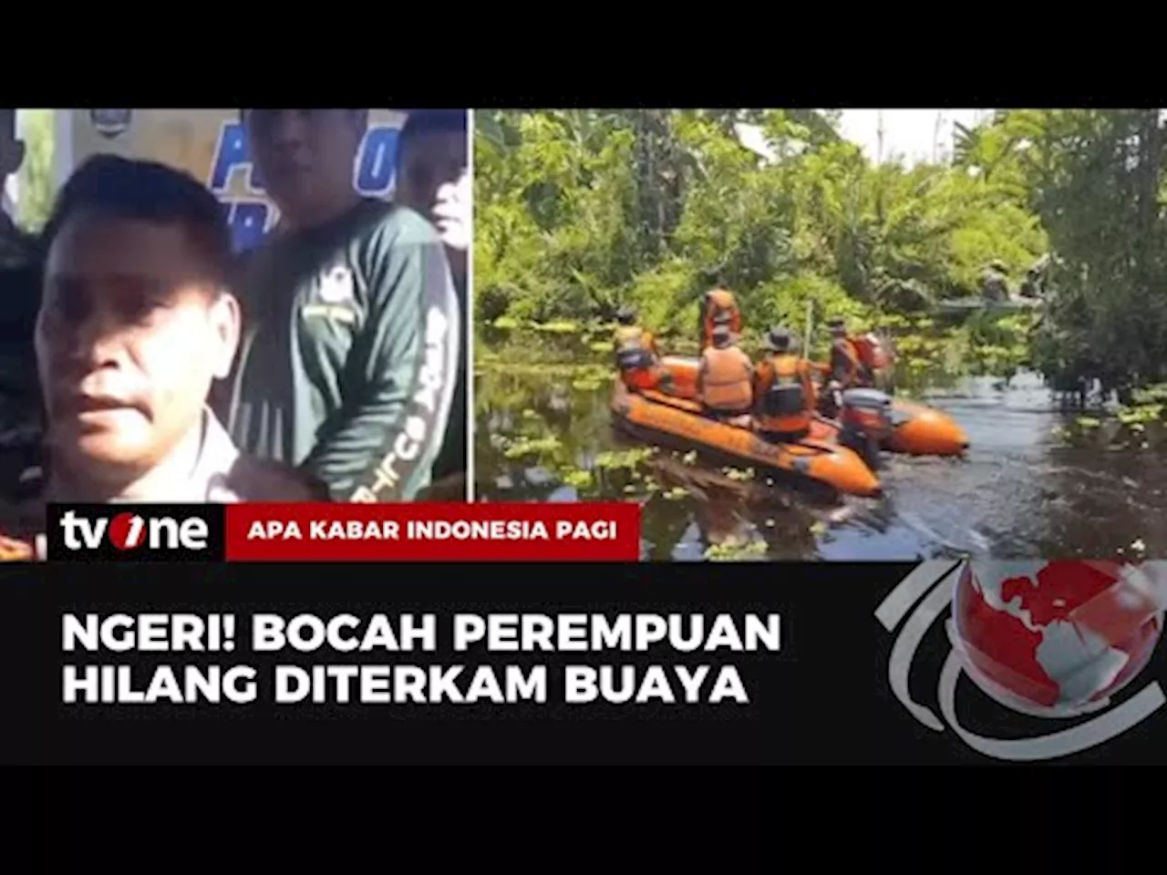 Seorang Bocah Hilang Diterkam Buaya Saat Sebrangi Sungai, Bhabinkamtibmas Beri Penjelasan