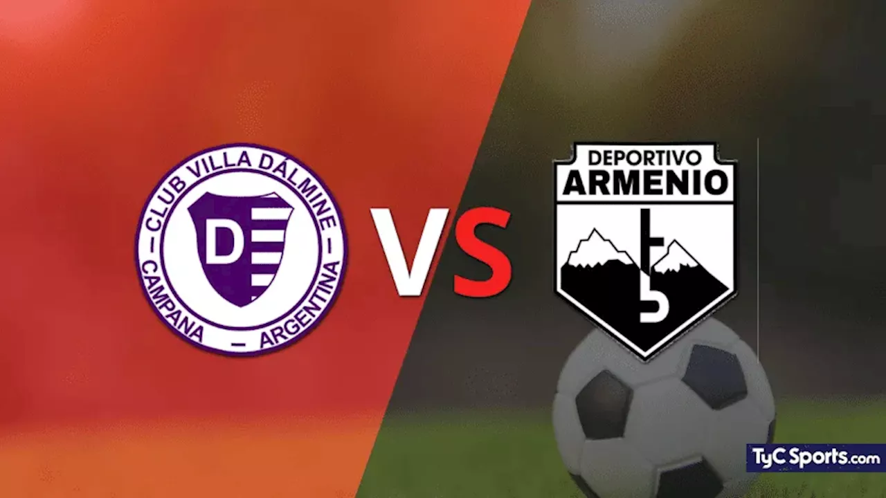 Villa Dálmine vs. Dep. Armenio en vivo: cómo verlo, horario y TV