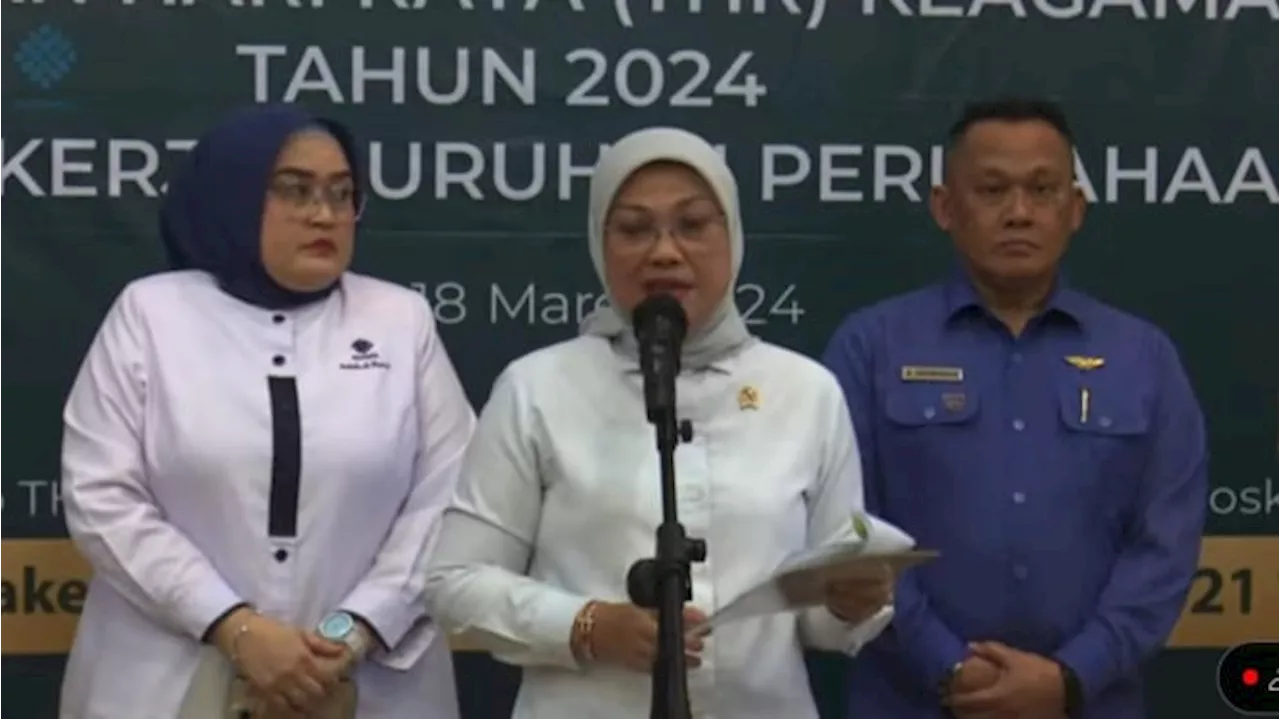 Kata Menteri Ida Fauziyah soal Ojol Cuma Diberi Insentif, Bukan THR