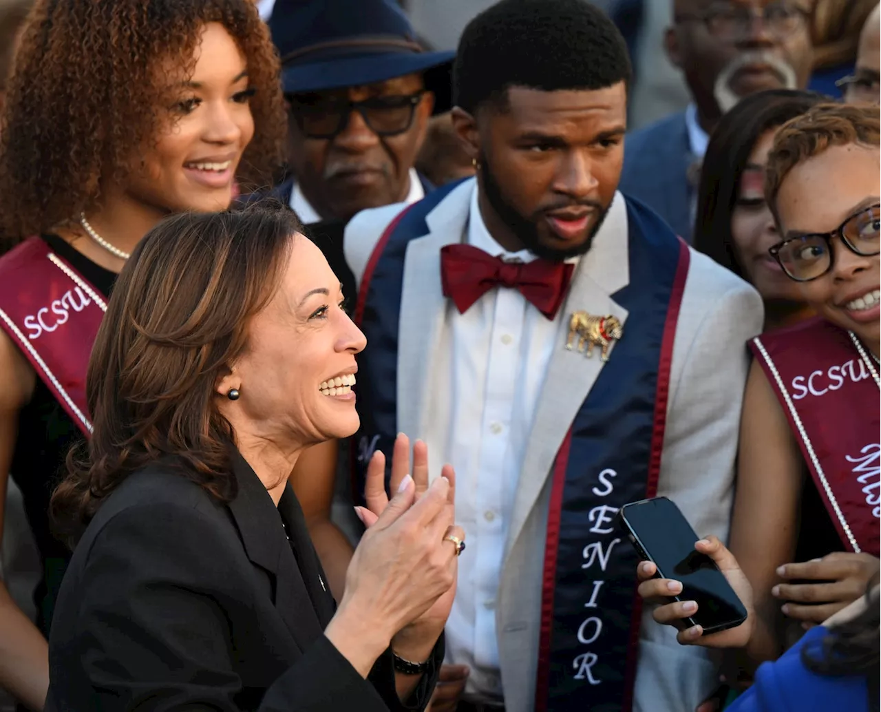 Harris steps up her role as ambassador to voters shaky on Biden