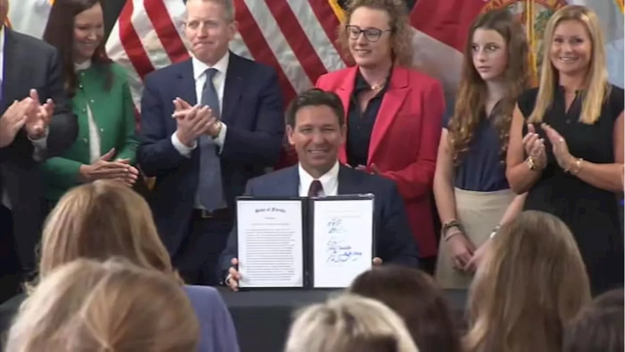 Gov. DeSantis signs social media ban for children under 14