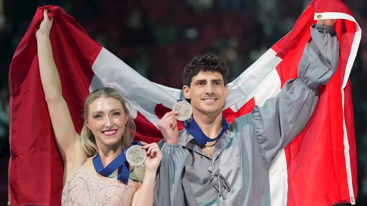 Canada's Gilles, Poirier claim ice dance silver at figure skating worlds