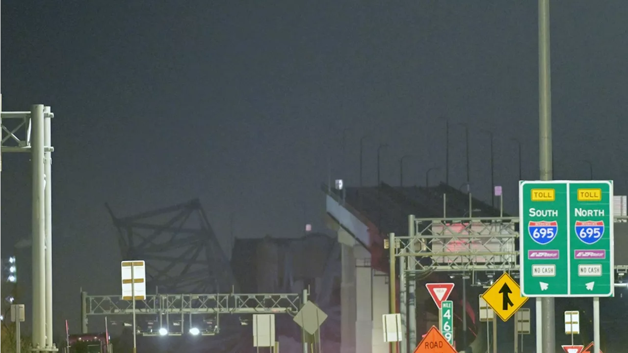 2 people pulled from water after Baltimore's Key Bridge collapses, 1 in serious condition