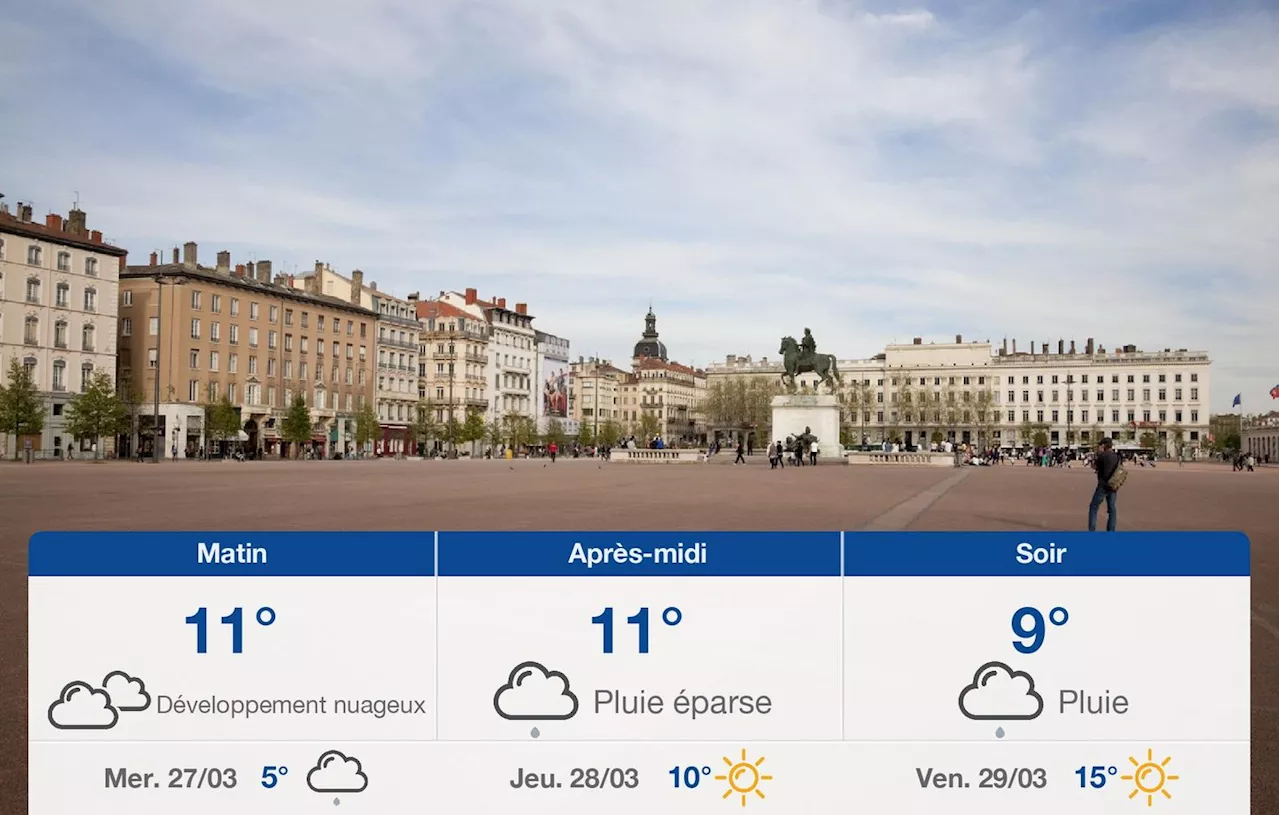 Météo Lyon: prévisions du mardi 26 mars 2024