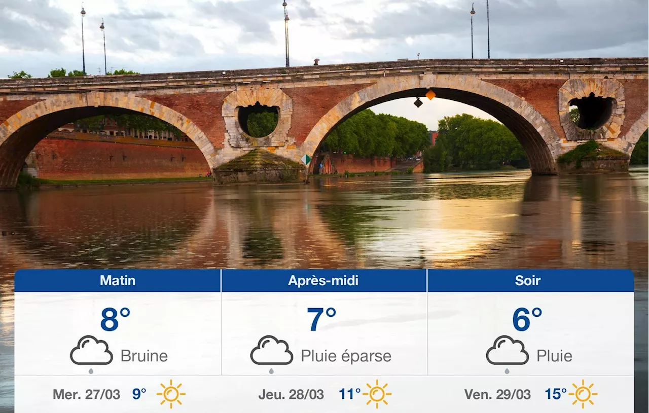 Météo Toulouse: prévisions du mardi 26 mars 2024