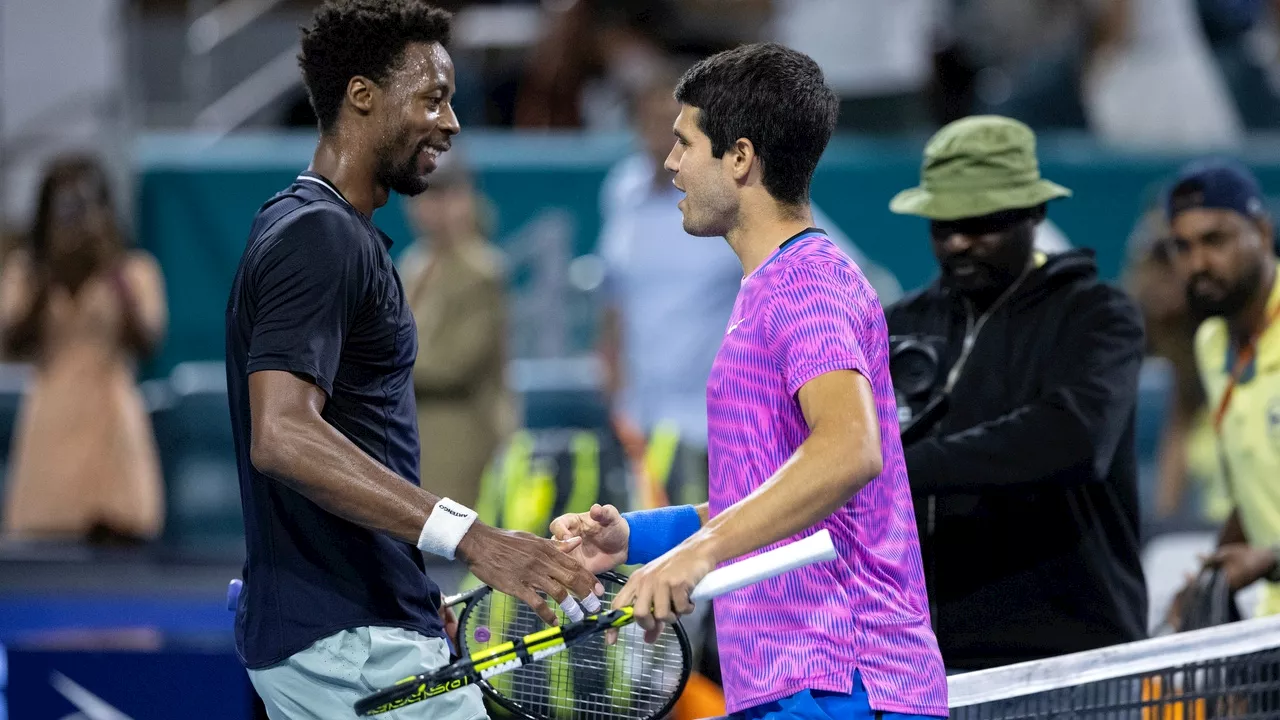 Carlos Alcaraz arrolla a Monfils y se cita con Musetti en los octavos del Miami Open