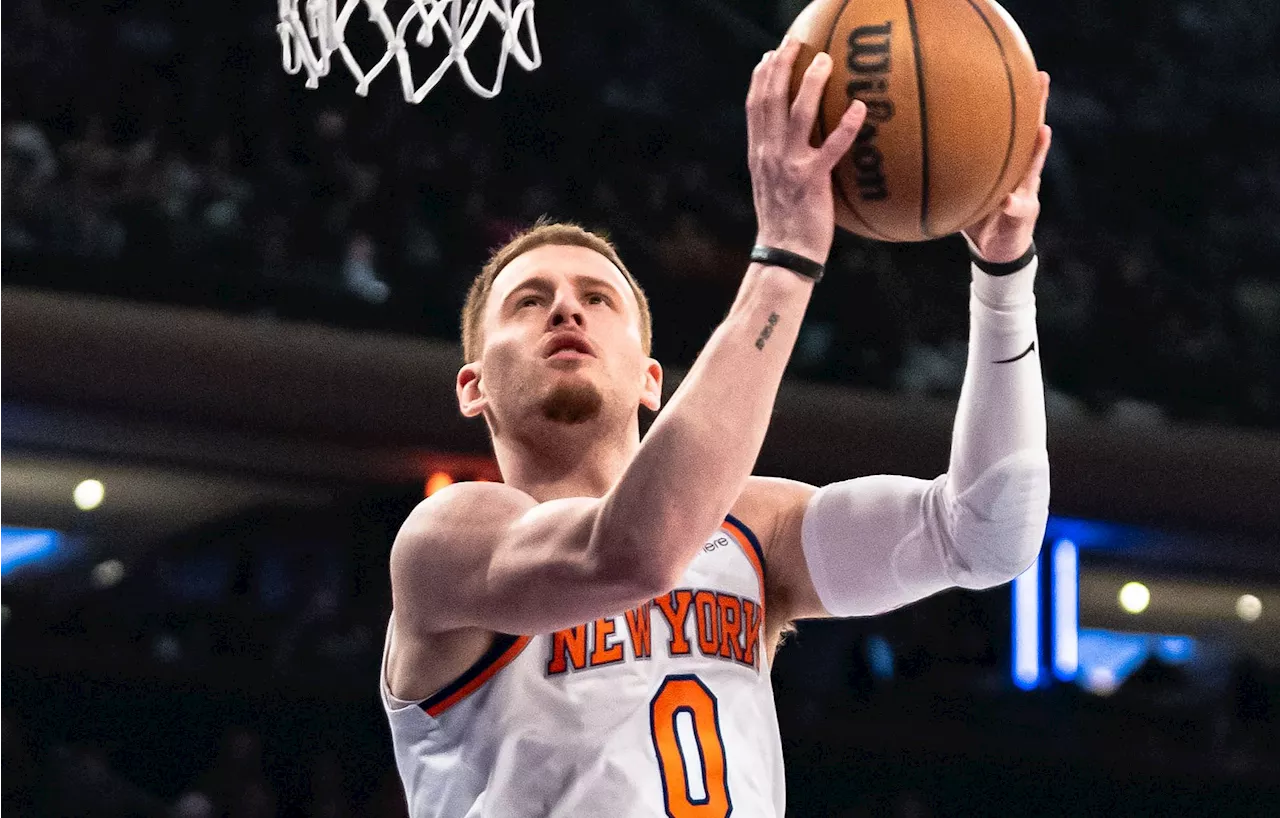 Knicks notes: Donte DiVincenzo has record-breaking night for record-breaking season; Josh Hart has advice