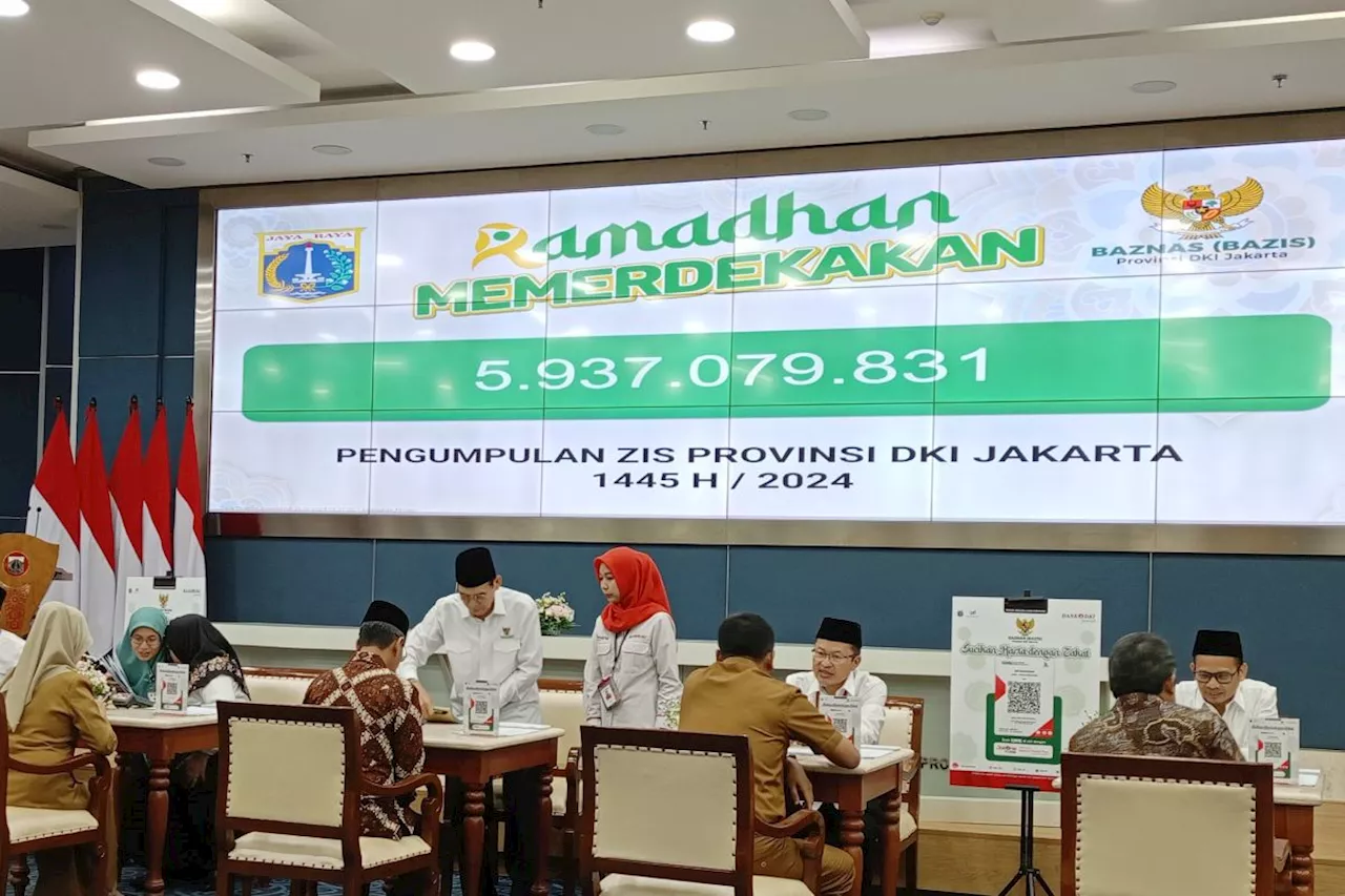 Heru bersama BUMD salurkan zakat melalui BAZNAS BAZIS DKI Jakarta