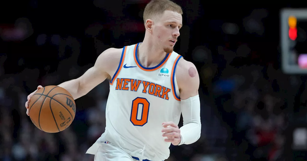 Donte DiVincenzo sinks club-record 11 3-pointers in Knicks' rout of Pistons