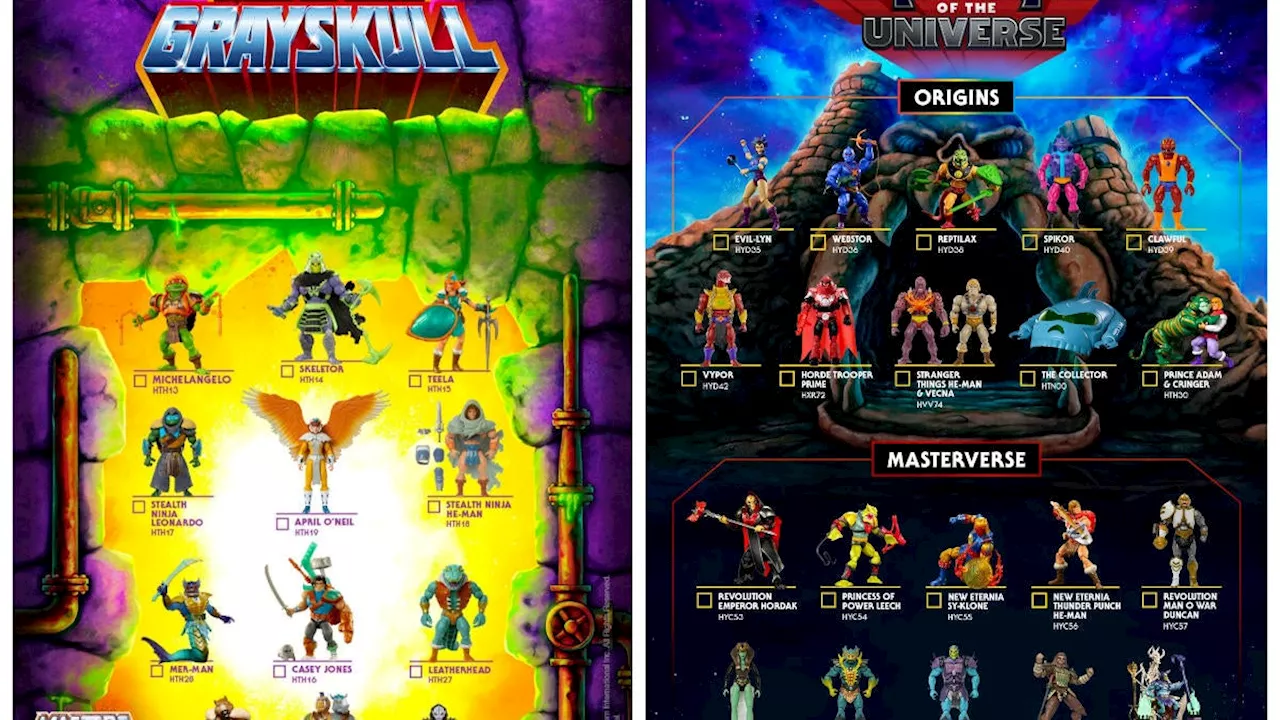 MOTU Masterverse, Origins, and Turtles of Grayskull Fall 2024 Figure Pre-Orders Drop On March 27th