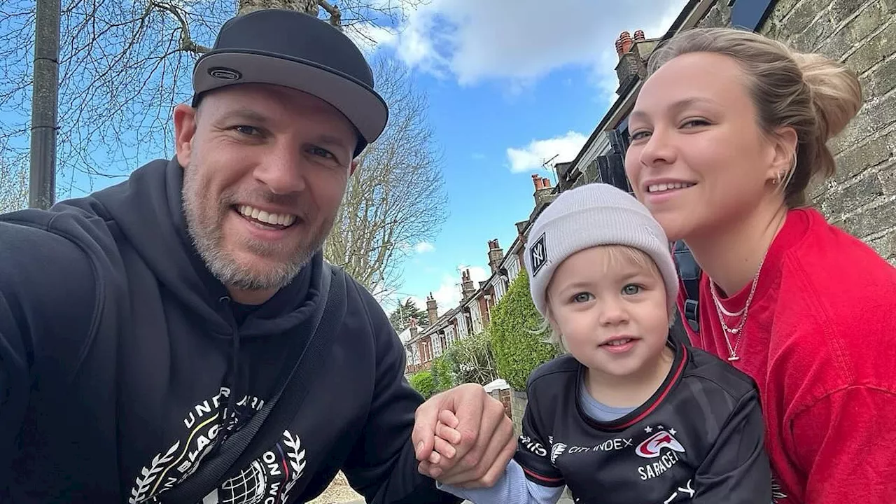 Chloe Madeley and estranged husband James Haskell reunite for family lunch with daughter Bodhi and...