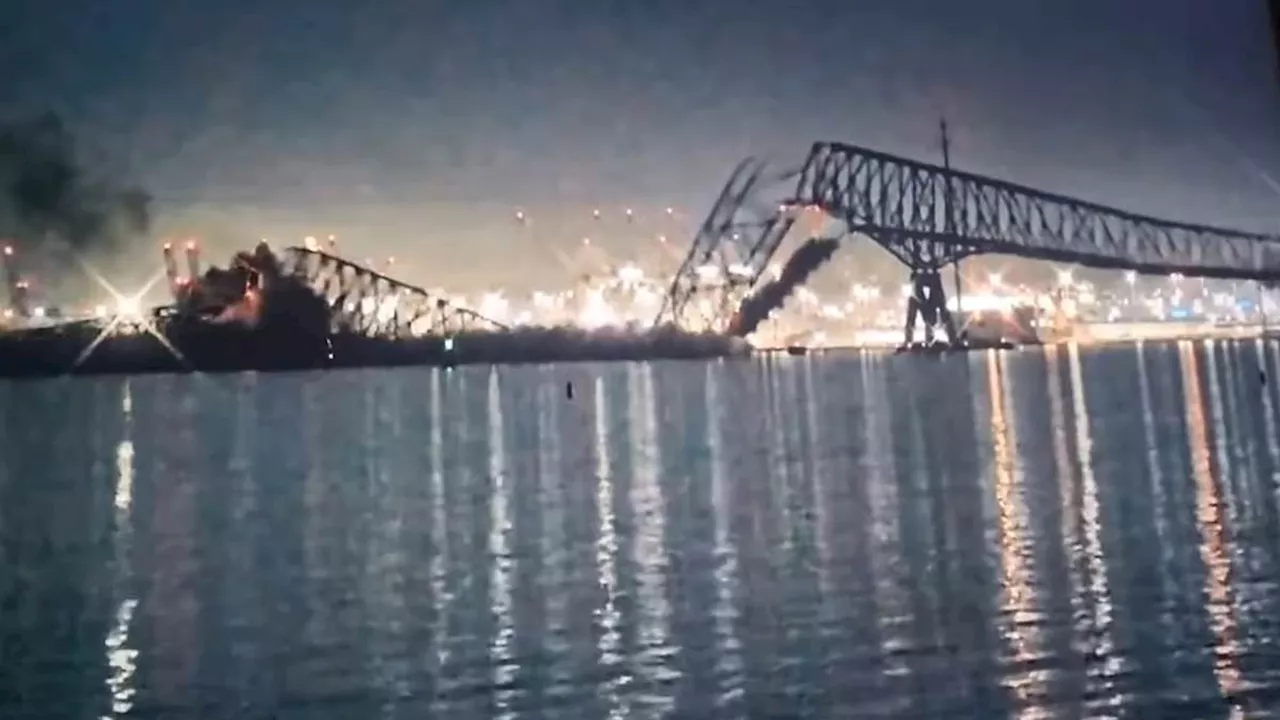 Francis Scott Key Bridge collapse updates — Rescue operation underway ...