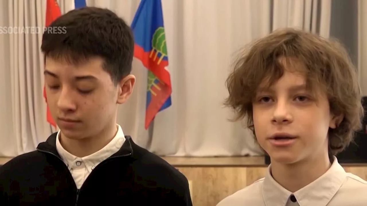 Russian teens who evacuated people during Moscow attack receive awards