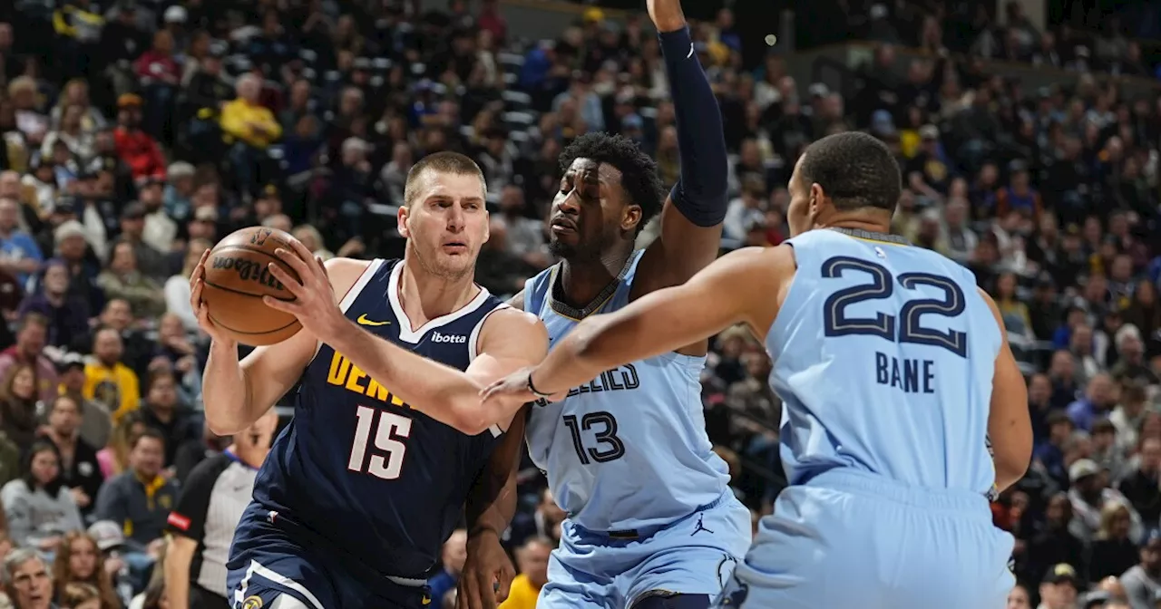 Nikola Jokic scores 29, Western Conference-leading Nuggets beat Grizzlies 128-103