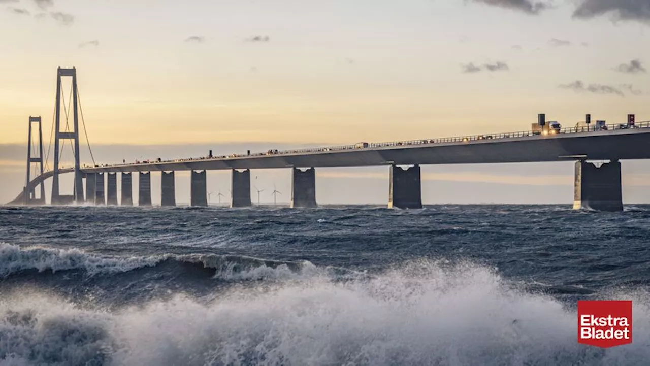 Gps-brøler: Kørte over Storebæltsbroen på knallert