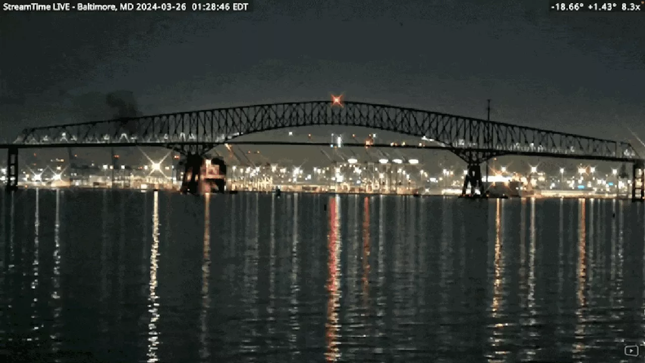 YouTube Livestream Captures Moment Bridge Collapses in Baltimore