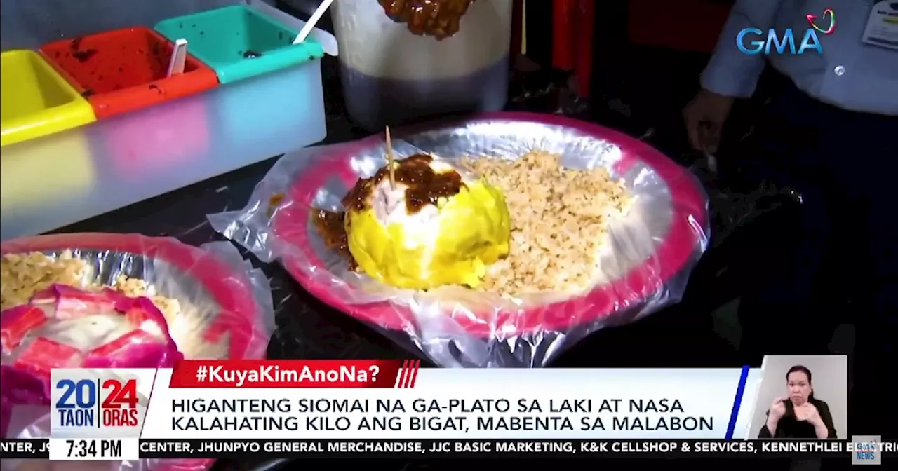 This jumbo siomai is a hit in Malabon City