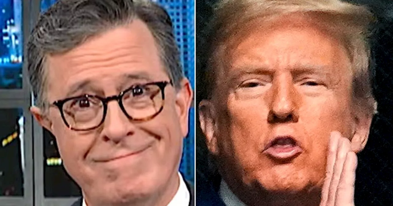 Stephen Colbert Punches Through Trump's Favorite Myth About Himself