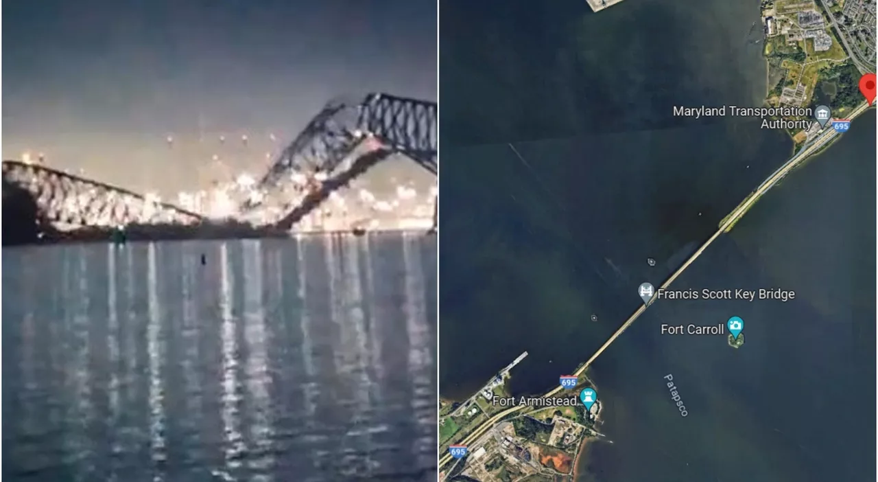 Ponte crollato a Baltimora, dove si trova e quanto è lungo il Francis Scott Key Bridge: è costato 110 milioni