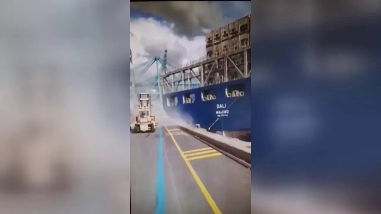 El carguero Dali, que chocó con el puente de Baltimore, tuvo otro accidente en Amberes