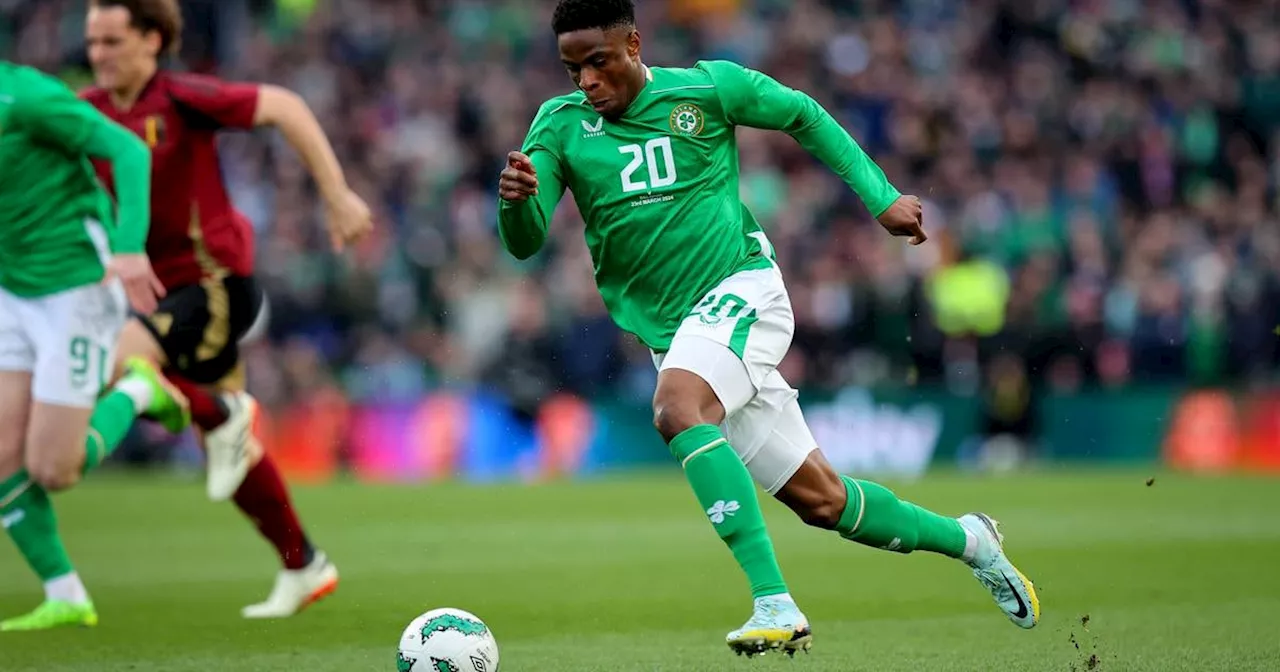 Chiedozie Ogbene to miss Ireland friendly through injury