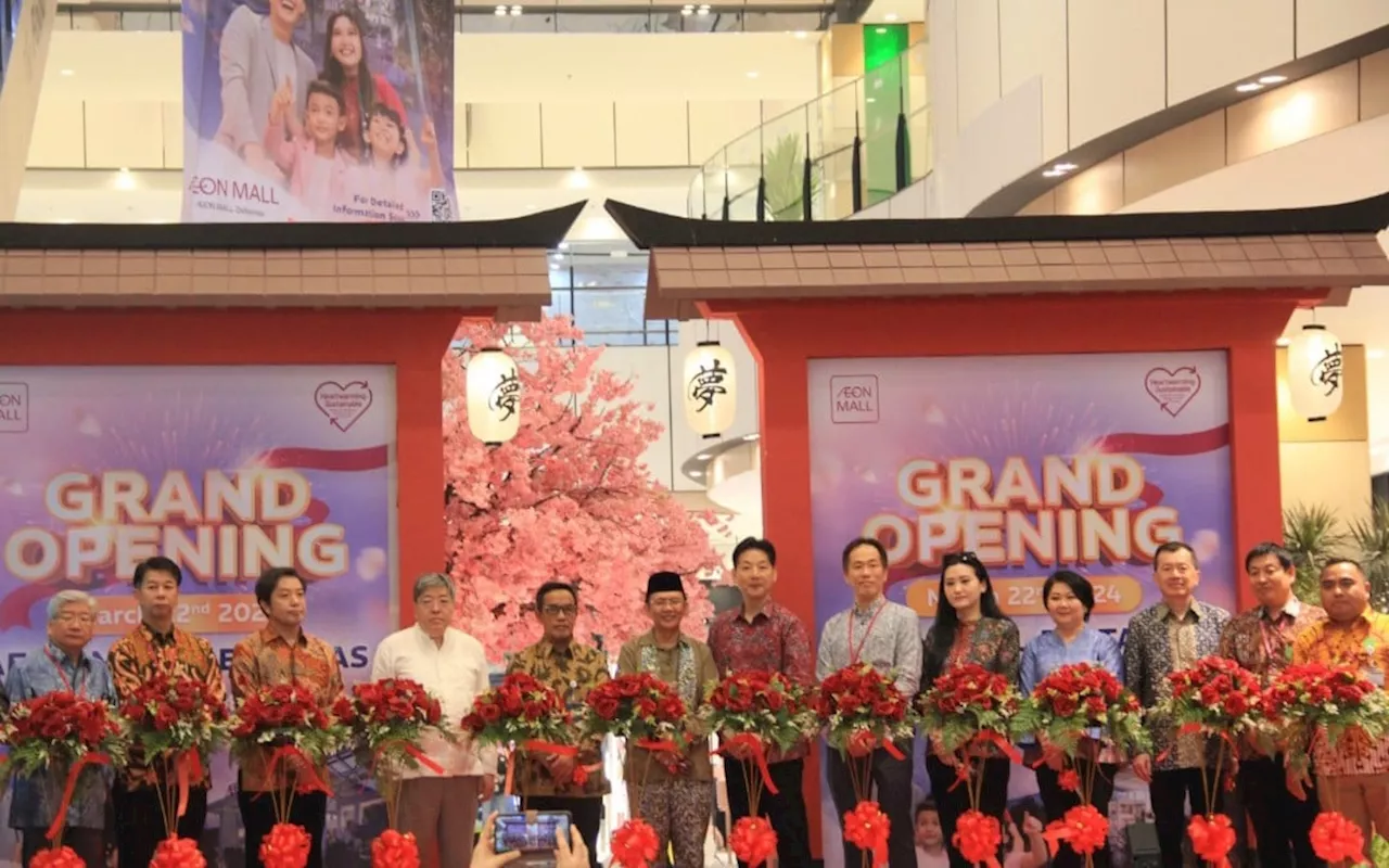 AEON Mall Deltamas Resmi Dibuka, Lyodra Hingga Rossa Siap Hibur Pengunjung