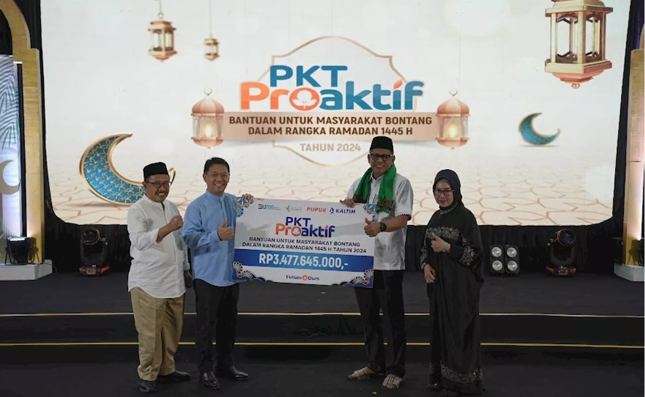 Berkah Ramadan, Pupuk Kaltim Salurkan Bantuan Rp3,47 Miliar untuk Warga Bontang