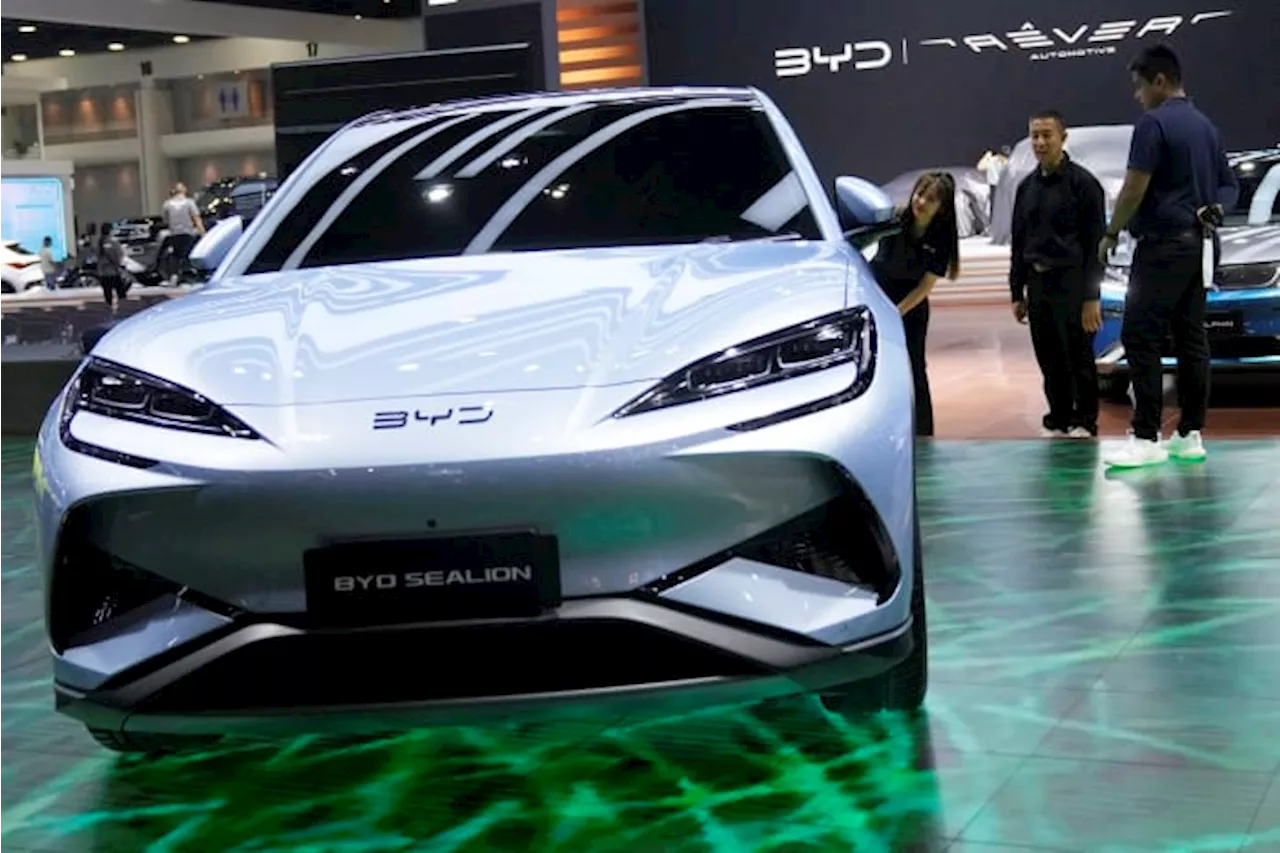 Chinese EV makers challenging market leaders at auto show in Bangkok