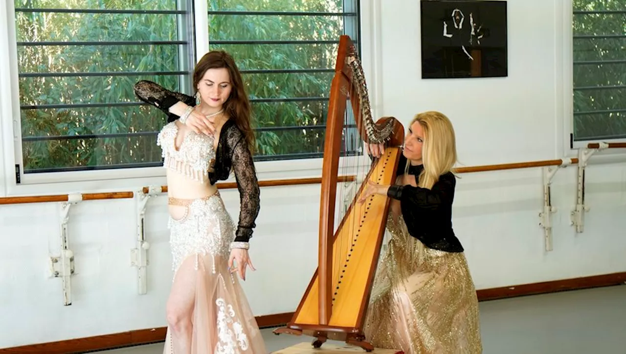 Gabrielle Herbert marie la harpe à la danse orientale pour un concert inédit à Toulouse