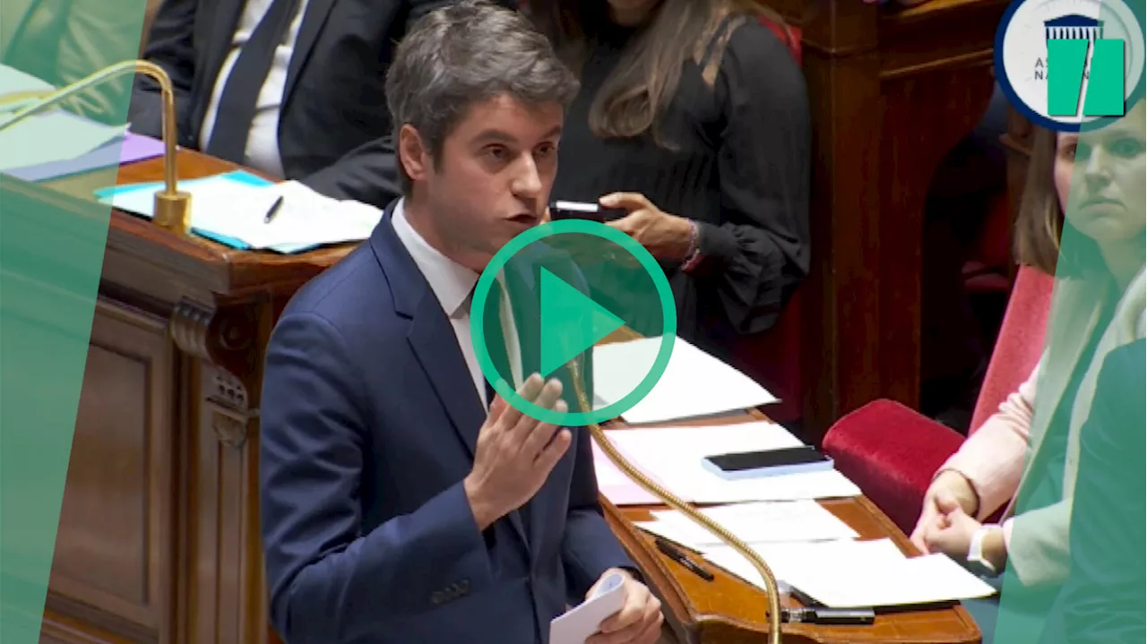 Gabriel Attal, cuisiné sur le déficit public à l’Assemblée nationale, laisse échapper le mot tabou