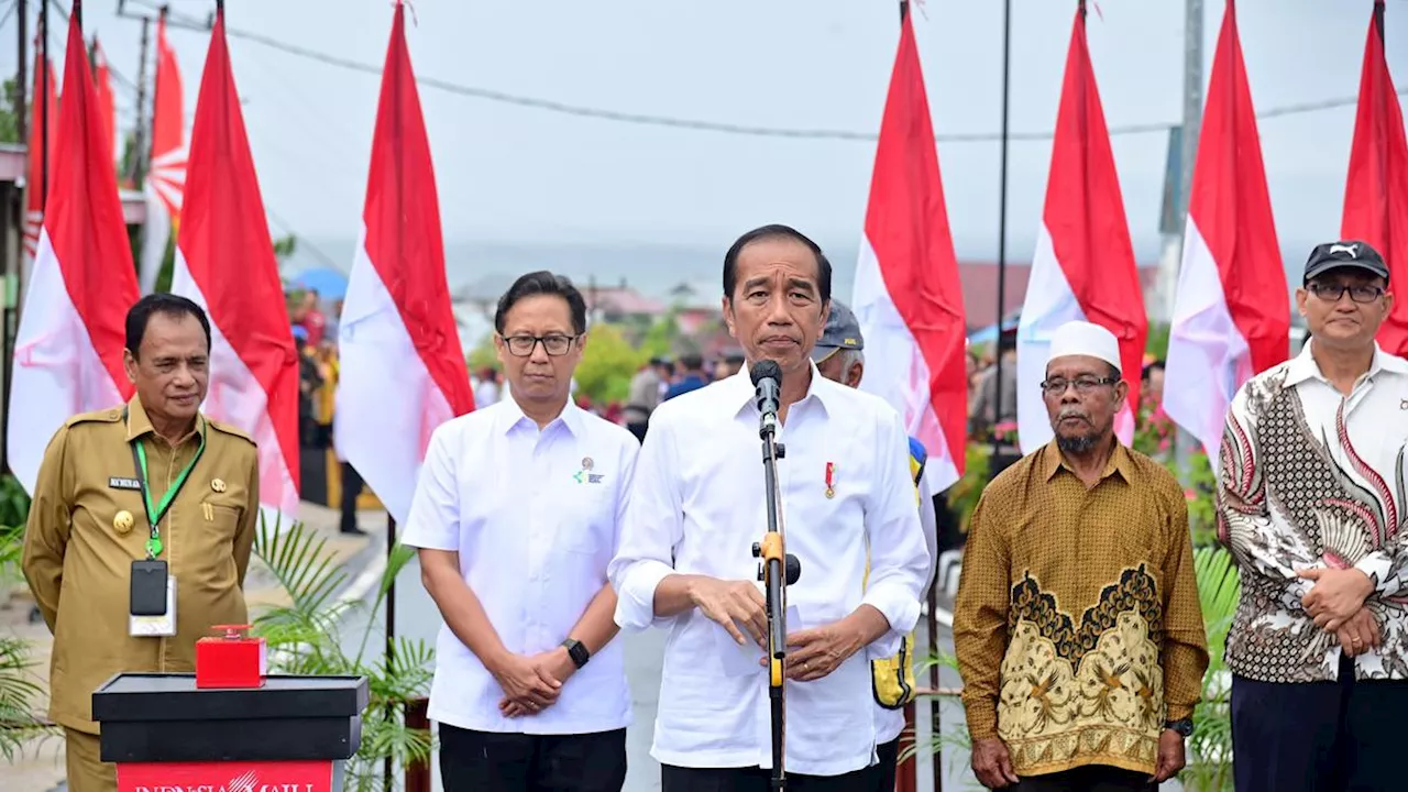 Jokowi Resmikan Proyek 15 Ruas Jalan di Sulteng, Habiskan Anggaran Rp330 Miliar