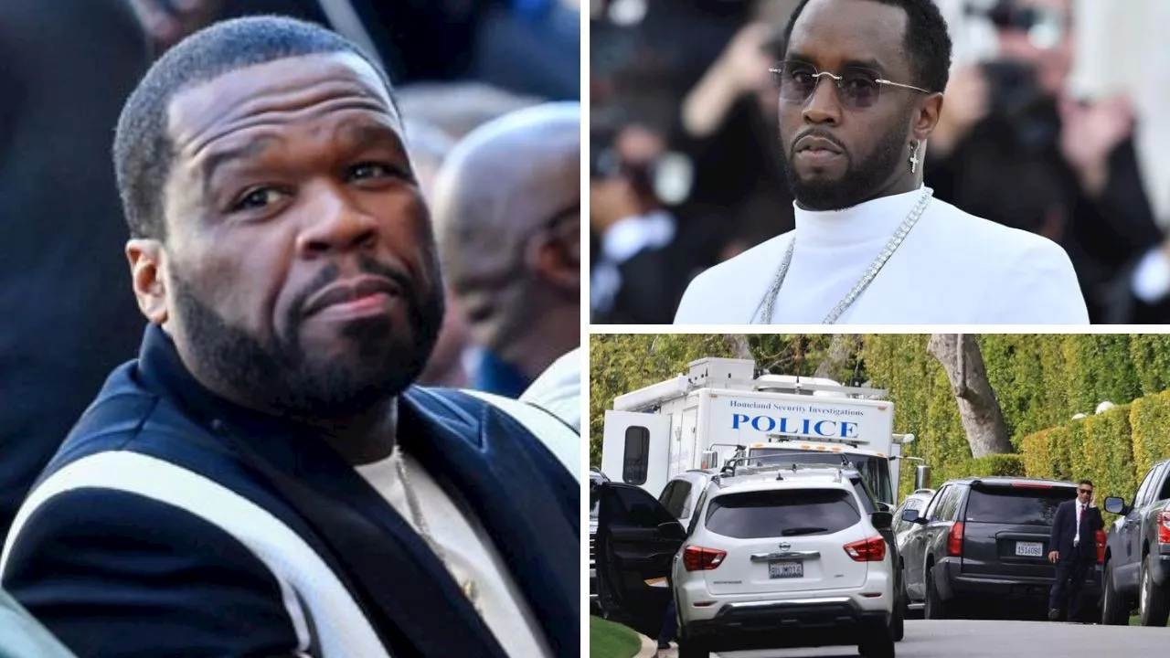 50 Cent’s savage reaction to Diddy raid