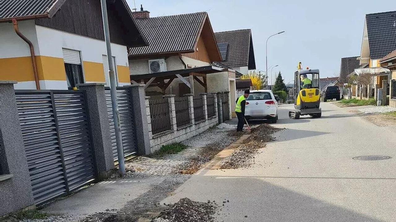 Straße in Gänserndorf-Süd schon vier Mal aufgegraben: Anrainer sauer