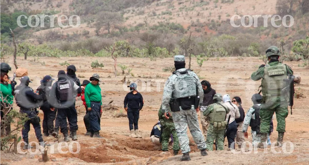 Hallan fosa clandestina en la Sierra de Pénjamo con los cuerpos de una pareja