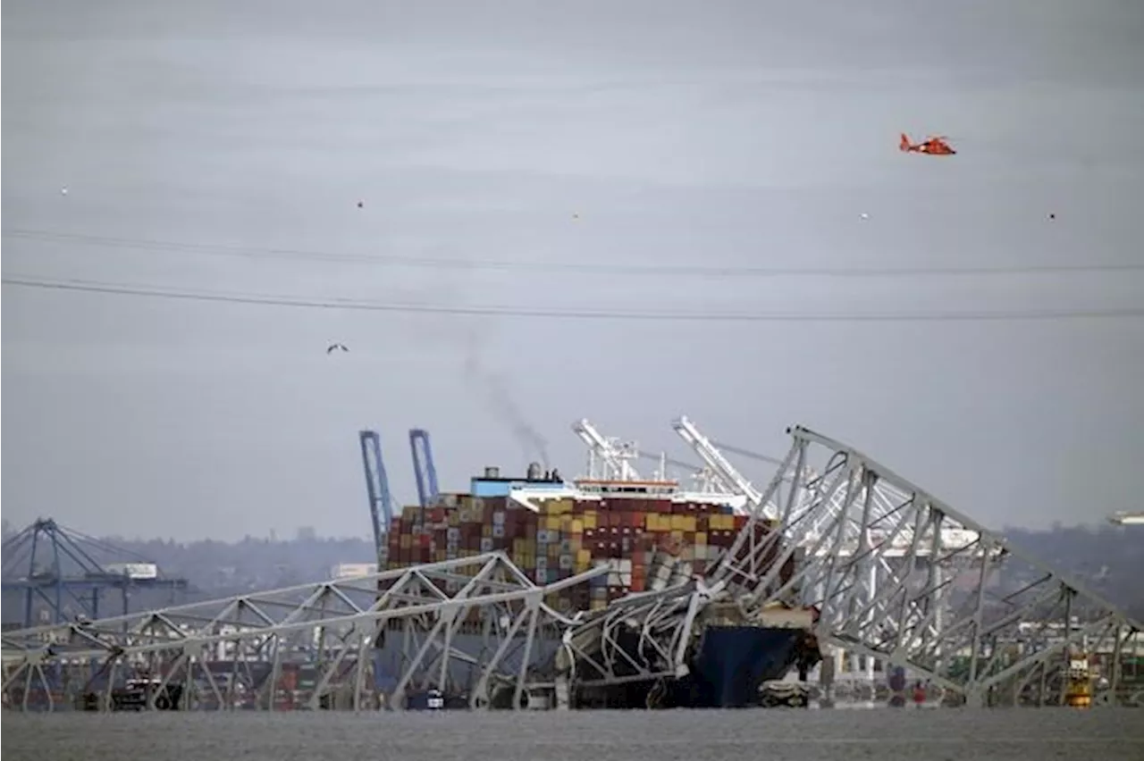 Baltimore bridge collapses after powerless cargo ship rams into support column; 6 people are missing