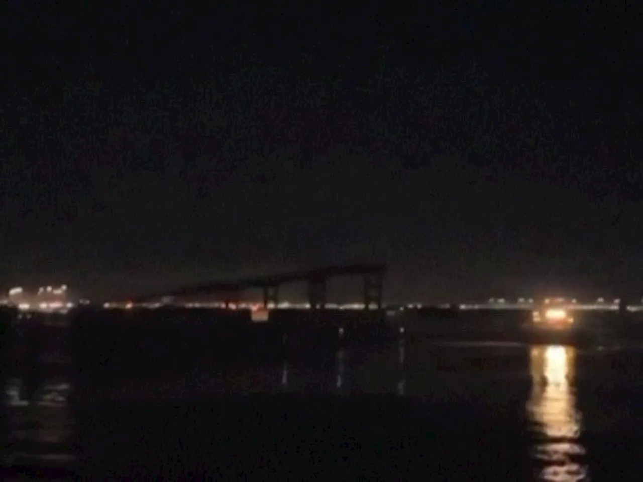 Major Baltimore bridge collapses after ship collision